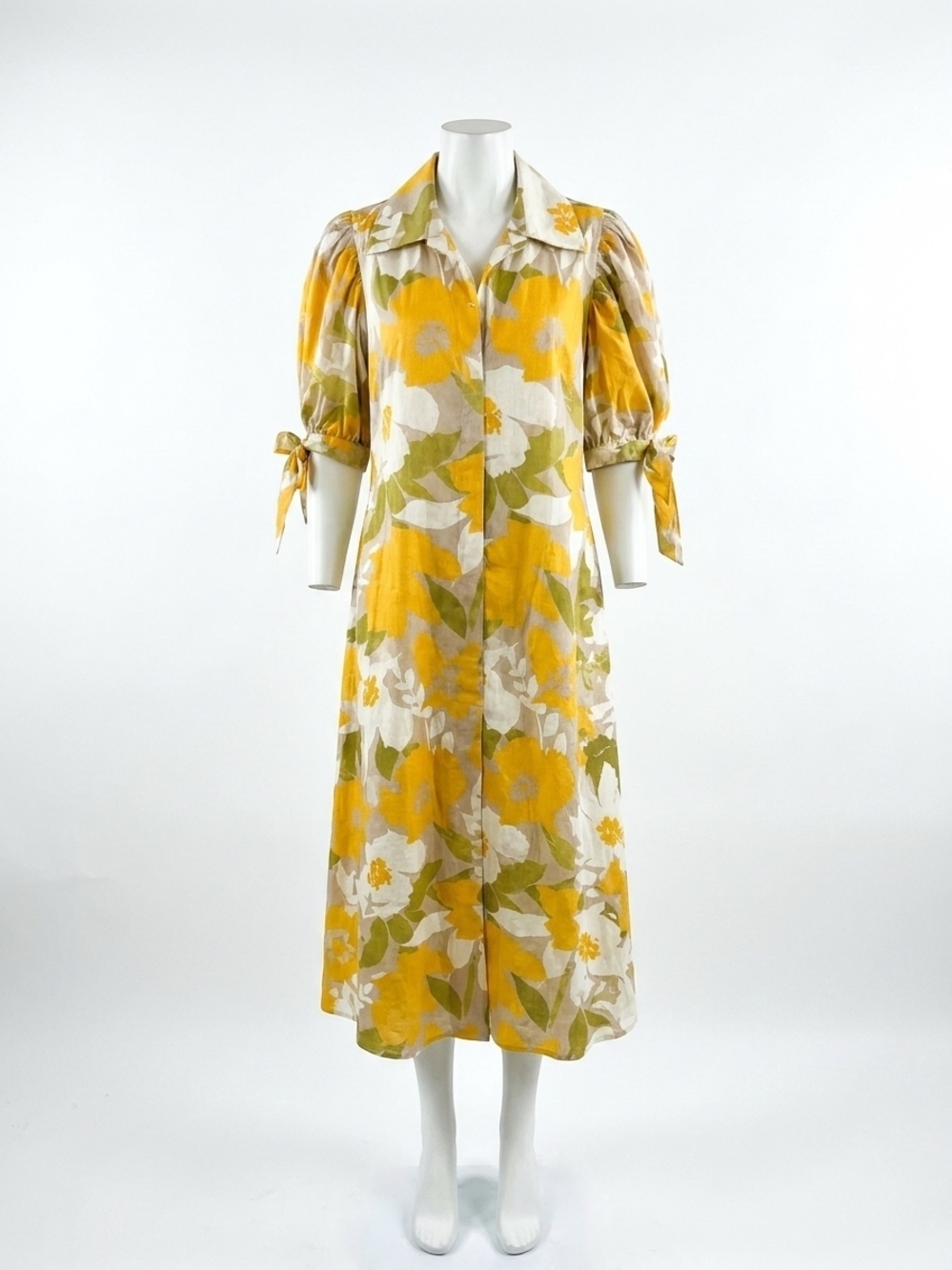 NEW IVY JANE big bloom dress in yellow